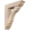 Ekena Millwork Olympic Traditional Smooth Bracket w/ Offset Brace, Douglas Fir, 7 1/2"W x 28"D x 32"H BKT0806X28X32OLY01SDF - alternate 1